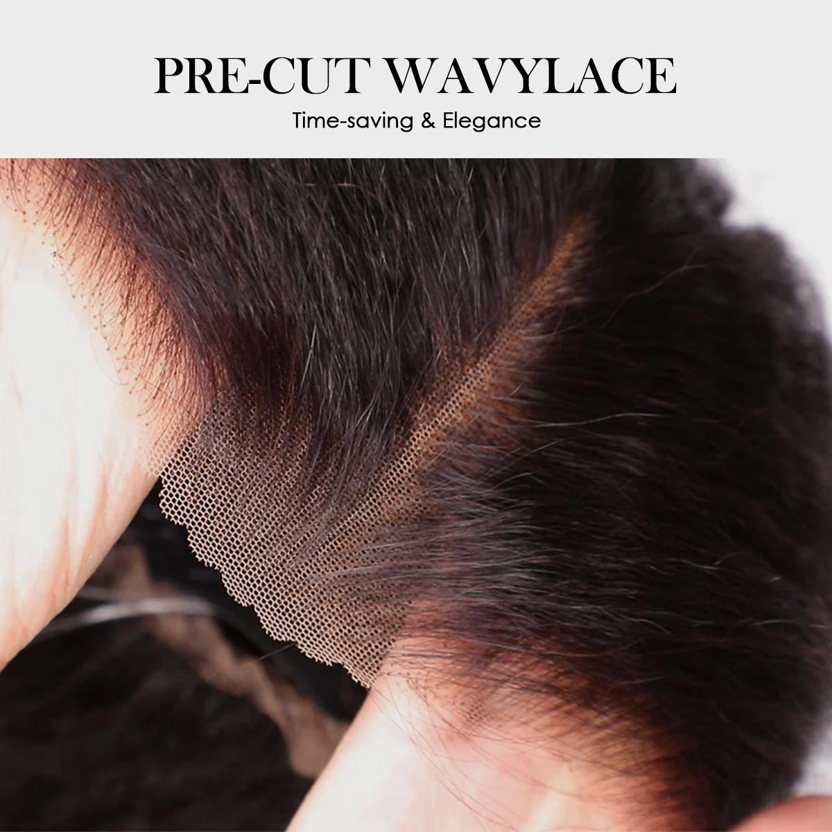 Pizazz Hair 1B/27 Highlight Body Wave Lace Front Wigs 8x5 Glueless HD Transparent Lace Frontal Wigs for Women Honey Blonde Ombre Lace Front Wig Human Hair Body Wave 220% Density