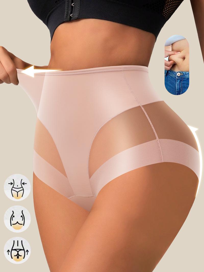 QUASTI 3 Pieces Mid-Rise Sexy Mesh Splicing Contrast Women's Thongs,Smooth Ice Silk Soft and Comfortable Material,Mix Colors Hip Lifting Elastic Sexy LadiesBriefs Thongs,S-XXL,Homecoming Season Gifts