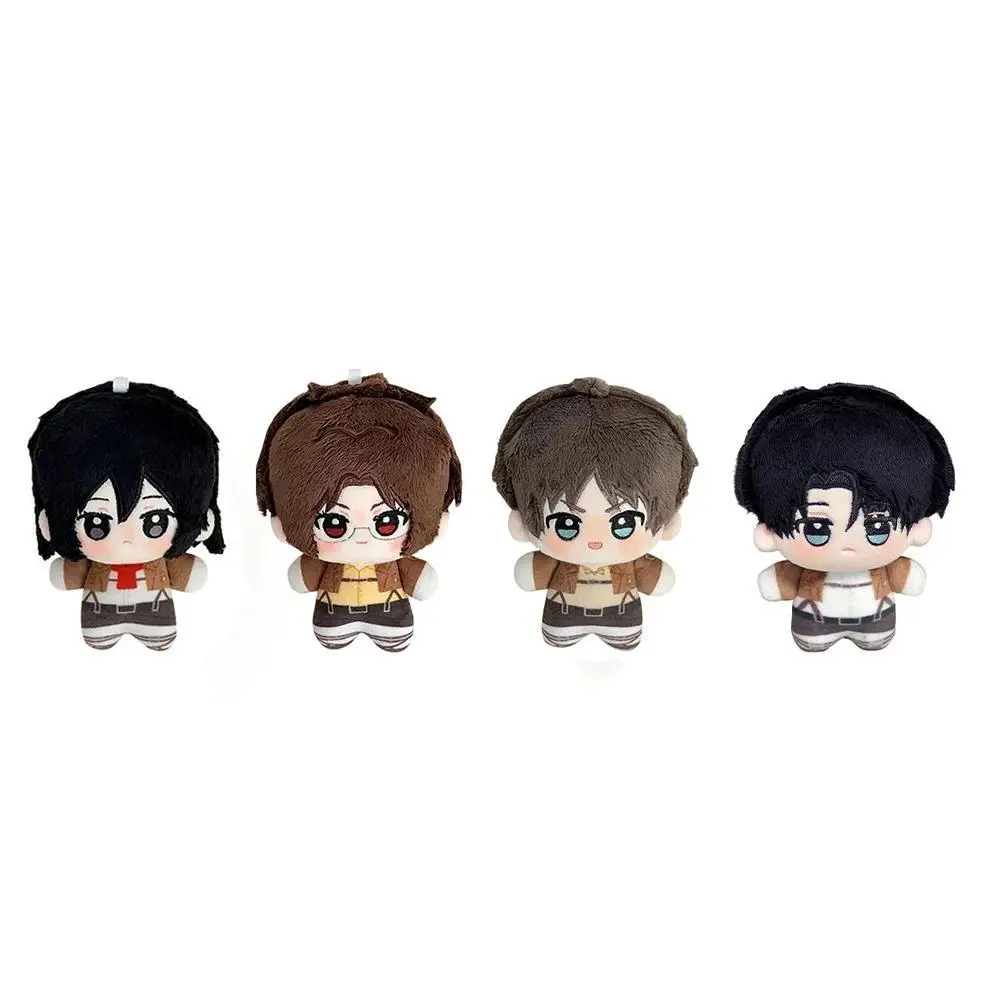 Titan Anime Plush Toy Eren Jaeger plushies Stuffed cotton Hange Zoe plush doll Levi Figure Collection Pendant keychain Gift 10cm