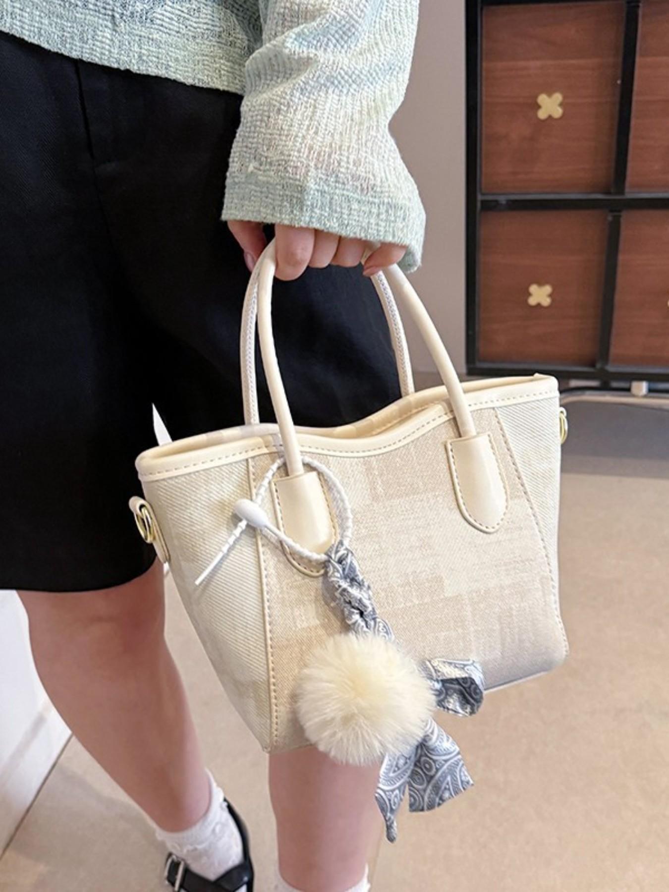 Unique Design Bucket Bag for Women, 2026 New Single Shoulder Crossbody Bag, Simple Casual Elegant Trendy Handbag for Ladies