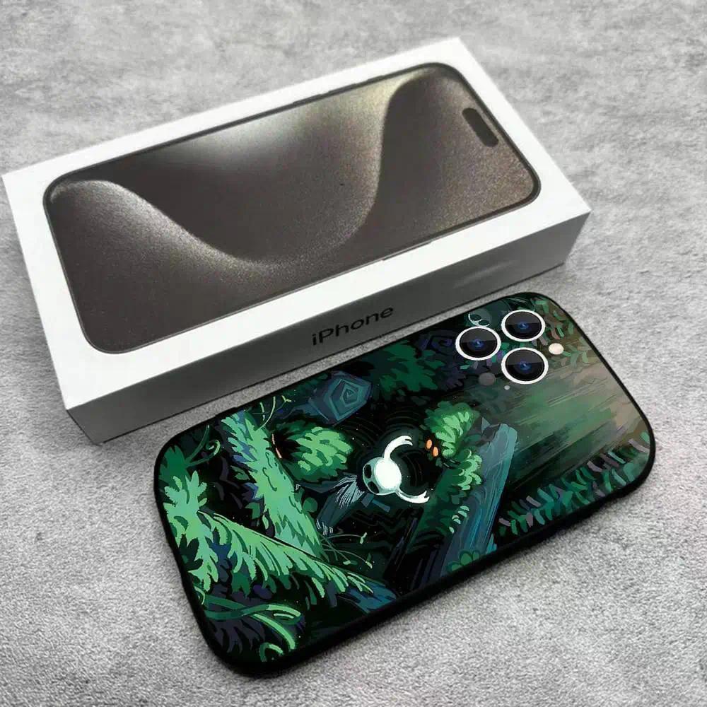 Hollow Knight Silksong Personalized High-Detail Smartphone Case - Black Soft Shockproof Protection Accessory for iPhone 11-17 Pro Max/Plus, Samsung Galaxy S23-S25 Handheld Devices