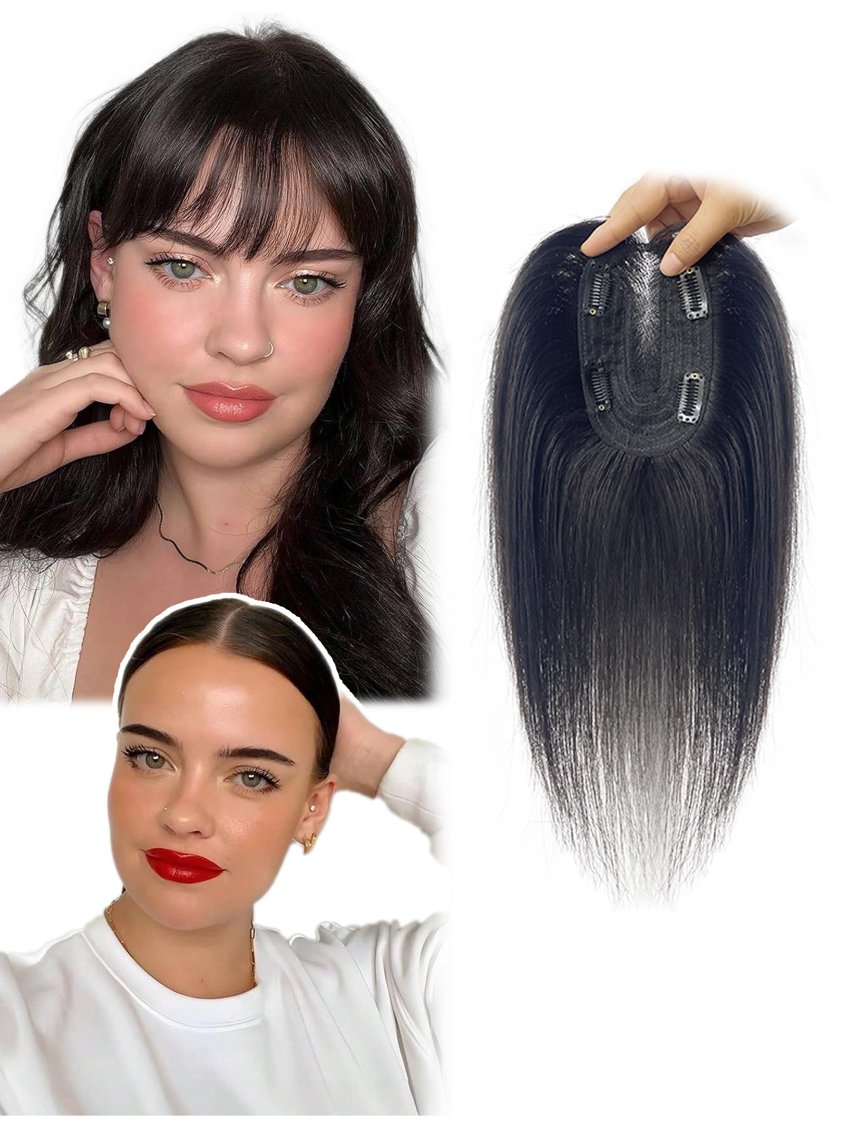 100% Unprocessed Real Human Hair Toppers, Hairline Topper 