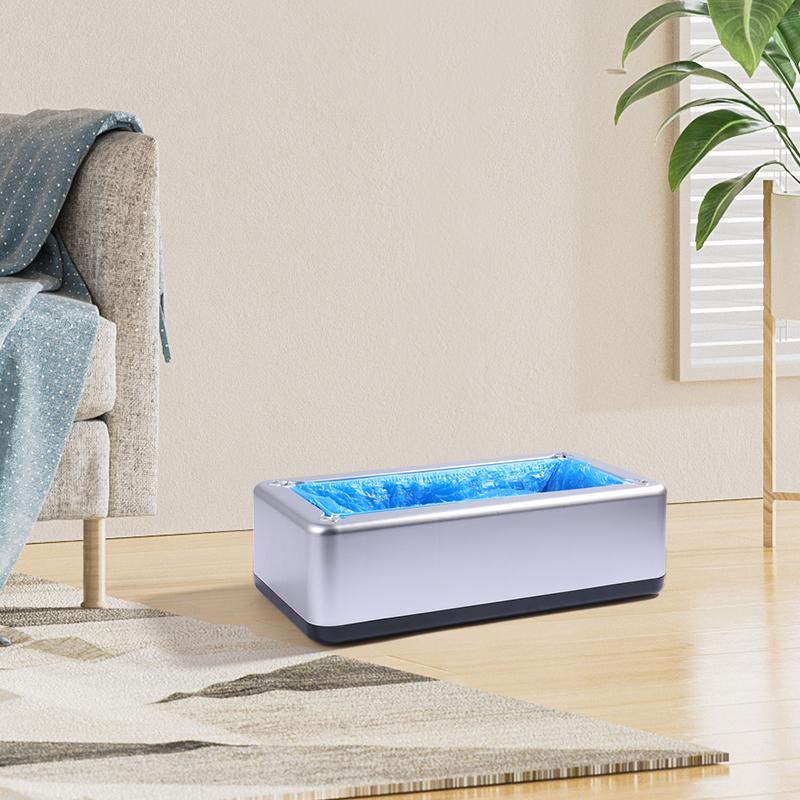 LYSHIYI Shoe Covers Dispenser with 200pcs Shoe Cover Disposable Non Slip, User-Friendly and Durable Shoe Cover Machine, Fits Size Up to 11 US Men, Widely Applicable in Indoor, Hospital(Silver) Household Items LYSHIYI Shoe Covers Dispenser with 200pcs Shoe Cover Disposable Non Slip, User-Friendly and Durable Shoe Cover Machine, Fits Size Up to 11 US Men, Widely Applicable in Indoor, Hospital(Silver) Household Items