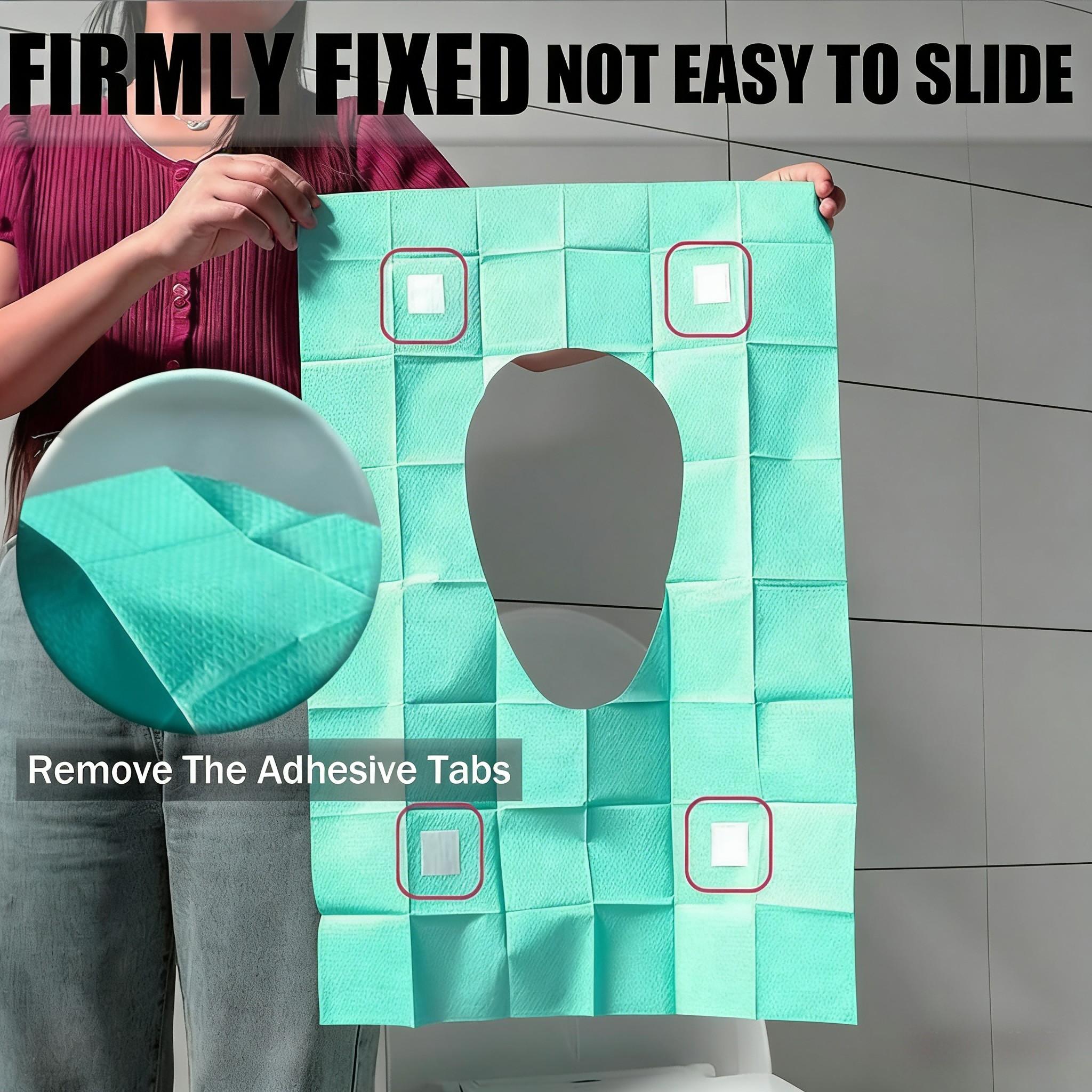 20pcs Disposable Toilet Seat Covers, Toilet Seat Covers Disposable Travel Size 20pcs Disposable Toilet Seat Covers, Gentle Toilet Seat Protectors for Home Bathroom Hotel Salon, Bathroom Accessories, Adults and Kids Room Accessories.