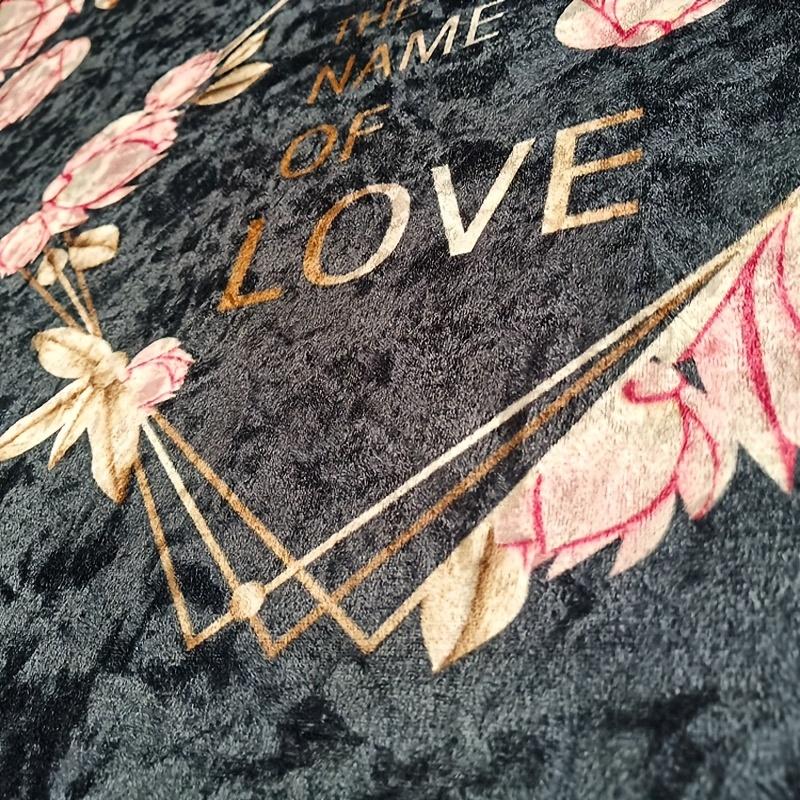 Crystal Velvet Butterfly Pattern Carpet, Durable Bedroom Bedside Decorative Rug, Stylish Coffee Shop Hallway Mat, Hotel Lobby Long Rug, Butterfly Area Rug