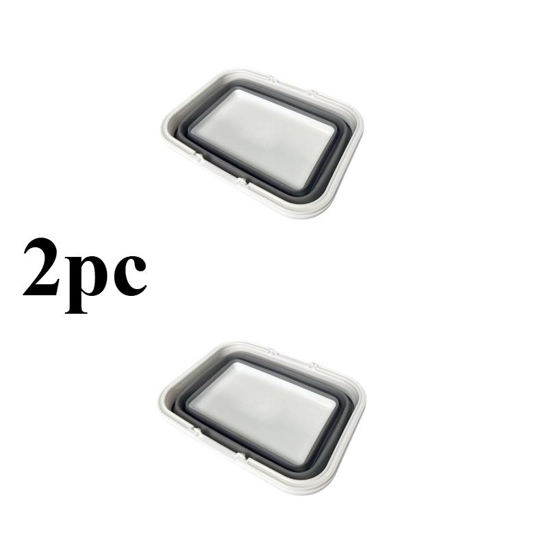 Multifunctional Foldable Laundry Basin, Portable Design with Hidden Dual Handles, Ideal for Camping, Rvs, Travel, Space Saving, Easy Cleaning