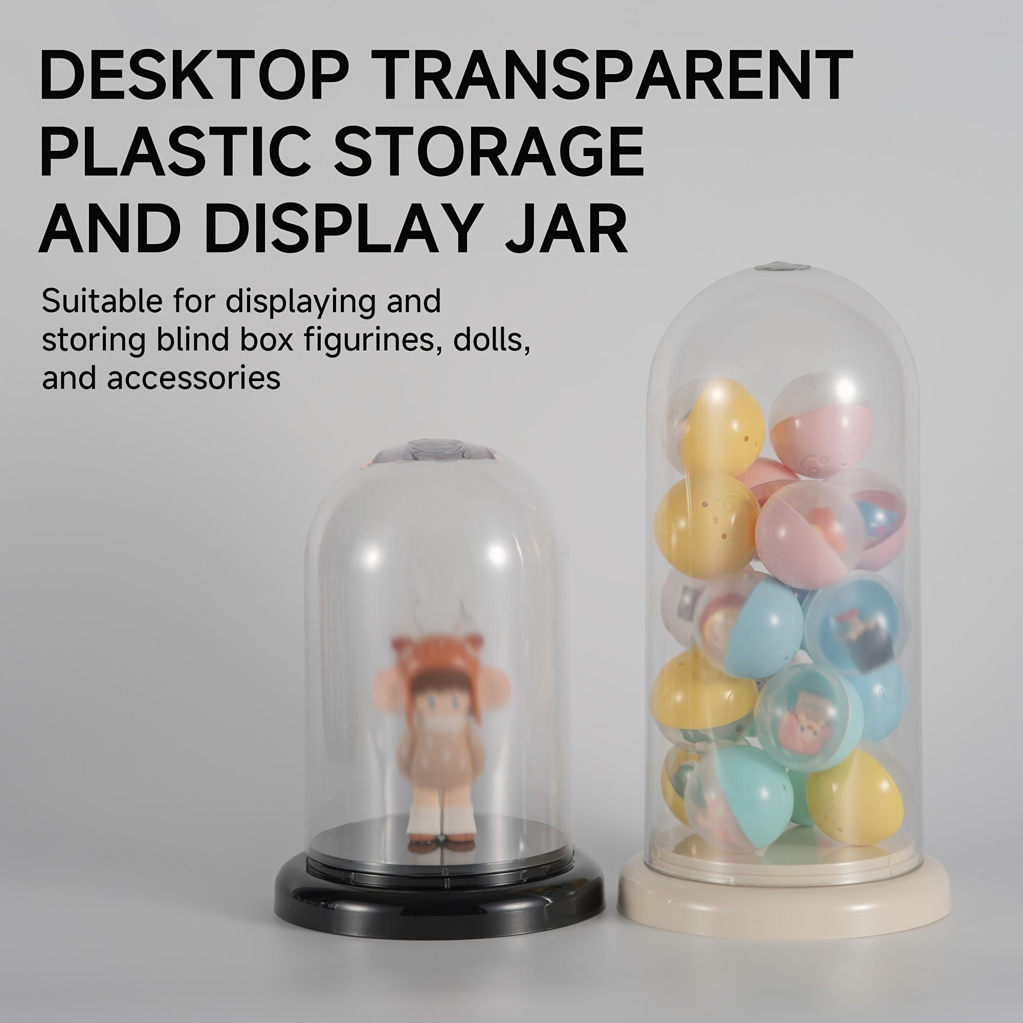 Handheld Display Case, Transparent Plastic Storage Box, Dustproof Waterproof Organizer, Ideal for Collectibles, Collectible Figurines & Decorative Items, Cute Collectible Figurines