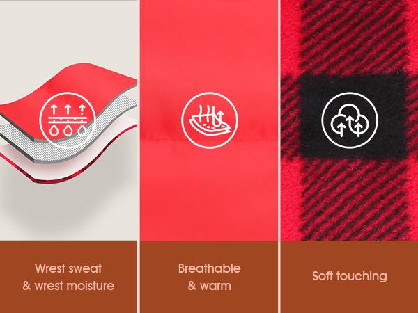 Kuoser Dog Winter Coat, Windproof Dog Fleece Jacket British Style Plaid Cold Weather Dog Vest Coats