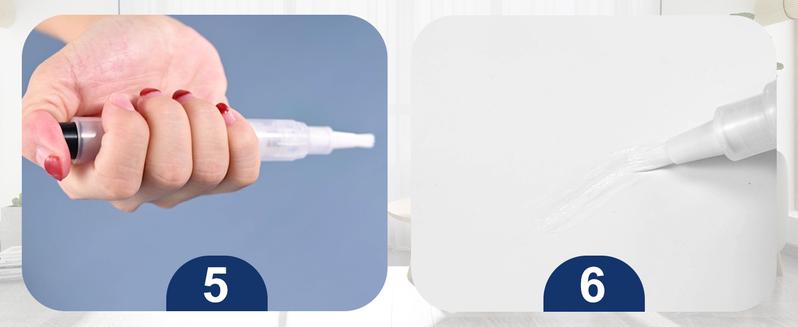 Touch Up Paint Brush Pens, Fillable Paint Pen 5Pcs, Drywall Repair Kit for Wall Repair, Funiture, Cabinet, Wood Floor, Window, Paint Storage 6ML