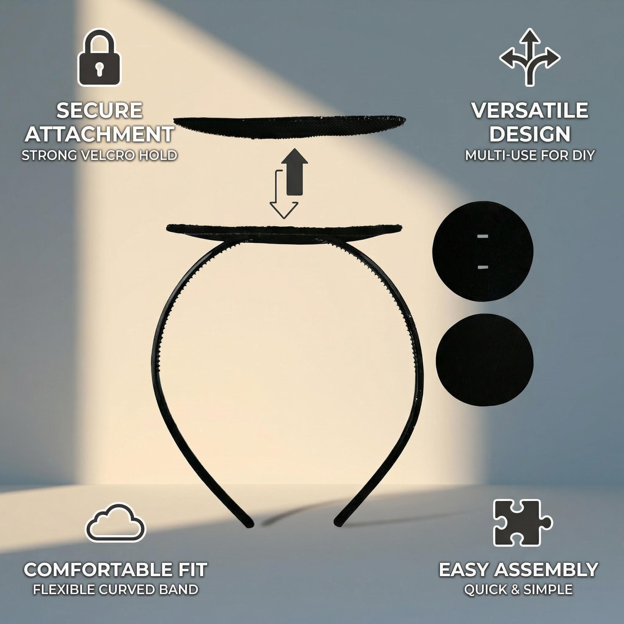 Graduation Cap Headband, No Need for Graduation Cap, Protects and Enhances Hairstyle, Perfect Graduation Gift Accessory