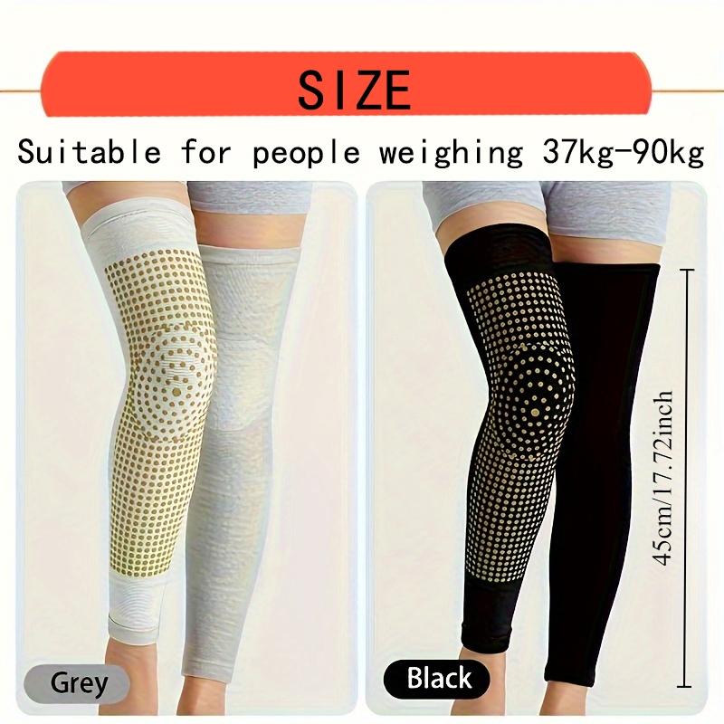 Double-sided Massage Points Knee Pads, 1 Pair Warm Knee Wrap, Knee Support for Elderly & Air-conditioned Rooms, Sports & Outdoor Accessories, Christmas, Christmas Gift, Knee Pads Knees