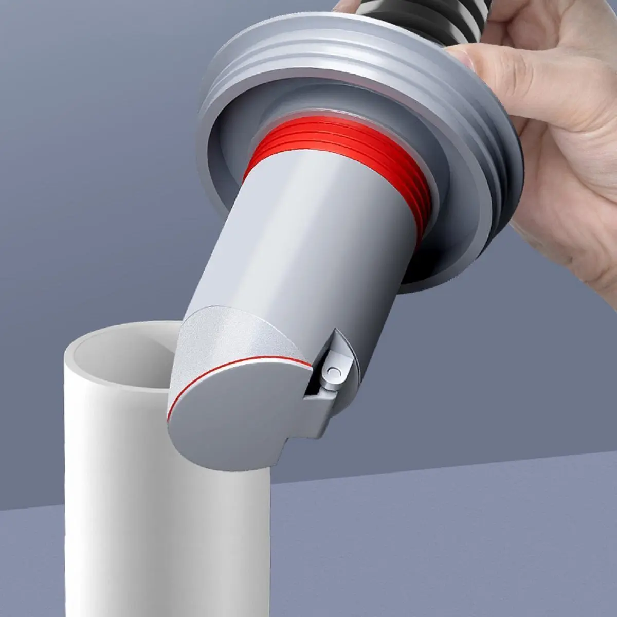 Plastic Leak-Proof Drain Stopper with Odor Control, Bathroom-Kitchen Drain Pipe Anti-Backflow Seal Plug, Plastic Seal
