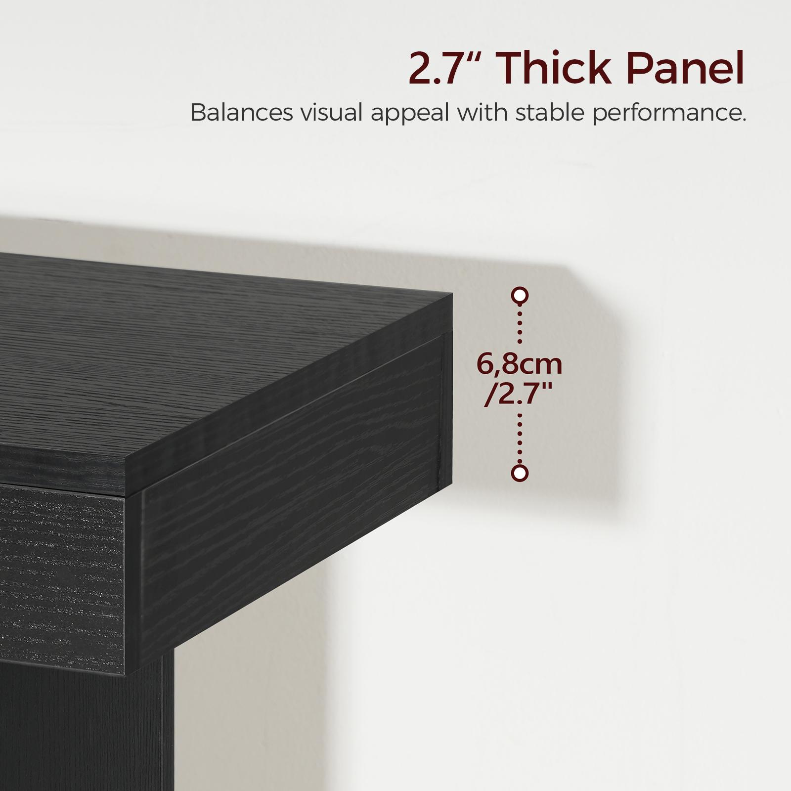 MAHANCRIS 39.4'' Console Table, Entryway Table, Narrow Sofa Table Behind The Couch, Modern Foyer Tables for Hallway, Entrance, Living Room, Corridor