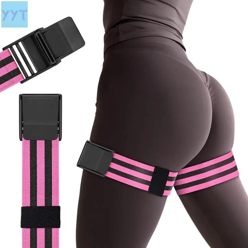 YYT1  Booty Bands, Blood Flow Restriction Bands Women/Men, Adjustable BFR Training Bands Glutes & Hip Building, Occlusion Resistance Bands, Fitness Bands