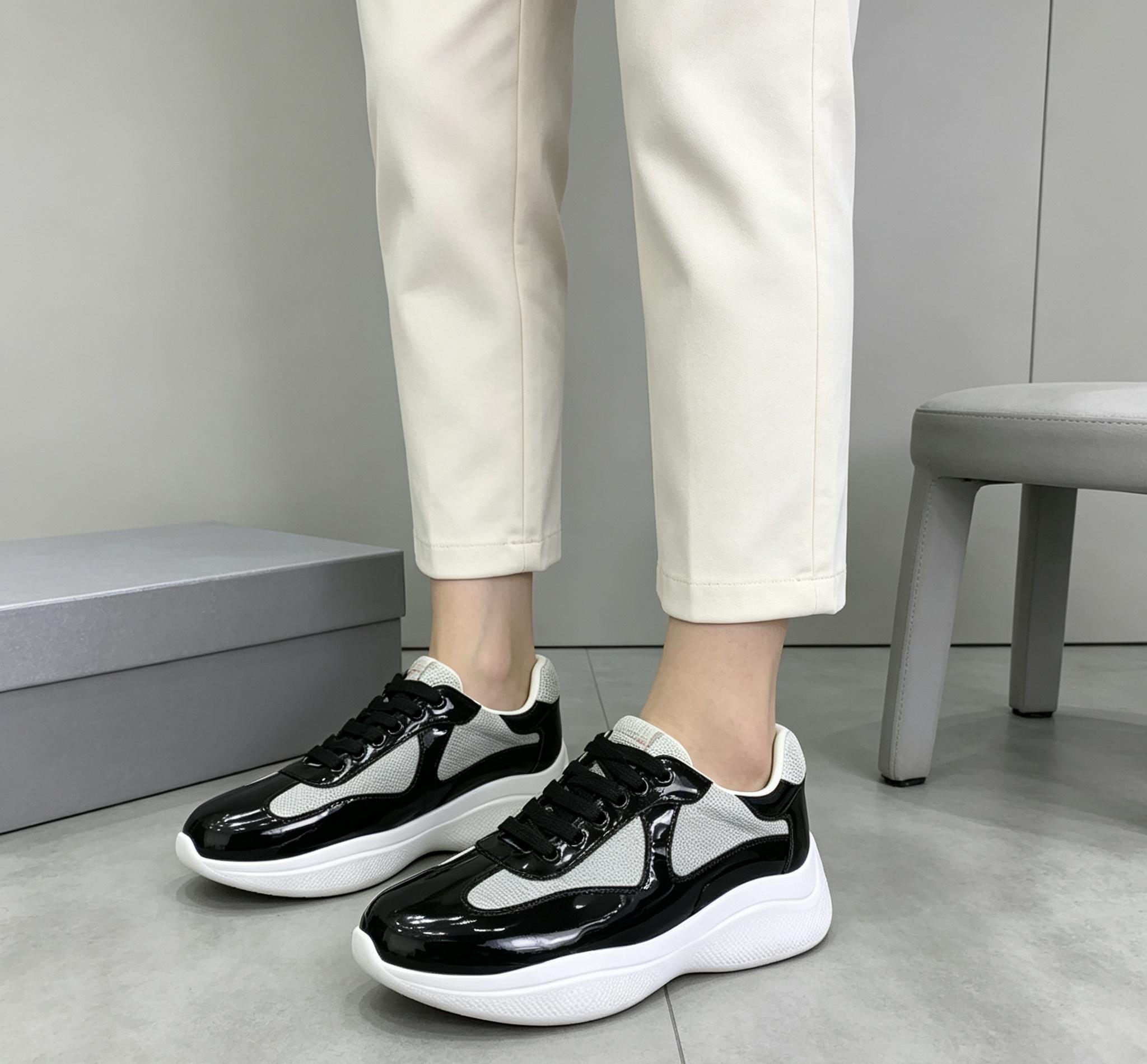 Unisex Low Top Mesh & Leather Platform Sneakers - Thick Platform, Cushioned Sole, Breathable, Lace-Up, Casual Wear Running Shoes (Multiple Trendy Colors), Athletic Running Trainers