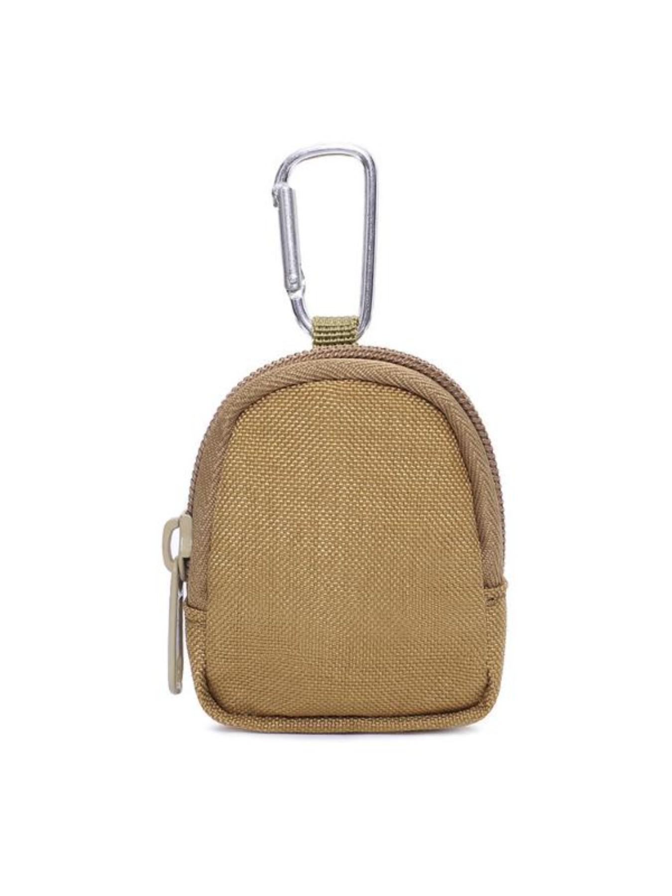 Portable Key Bag for Men, Coin Purse with Zipper, Outdoor Key Organizer, Convenient Key Holder, Essential Accessory for Daily Use