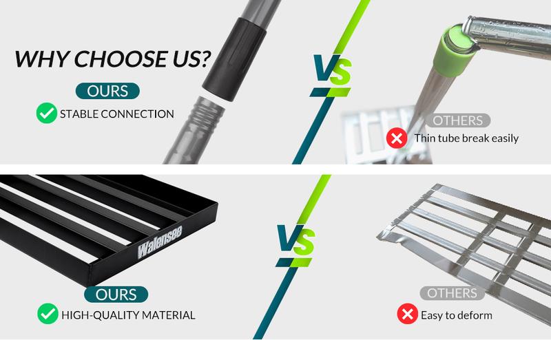 Walensee Lawn Leveling Rake – Heavy-Duty, Effort-Saving Lawn & Garden Tool – Fall Cleanup, Halloween & Black Friday Gift Idea