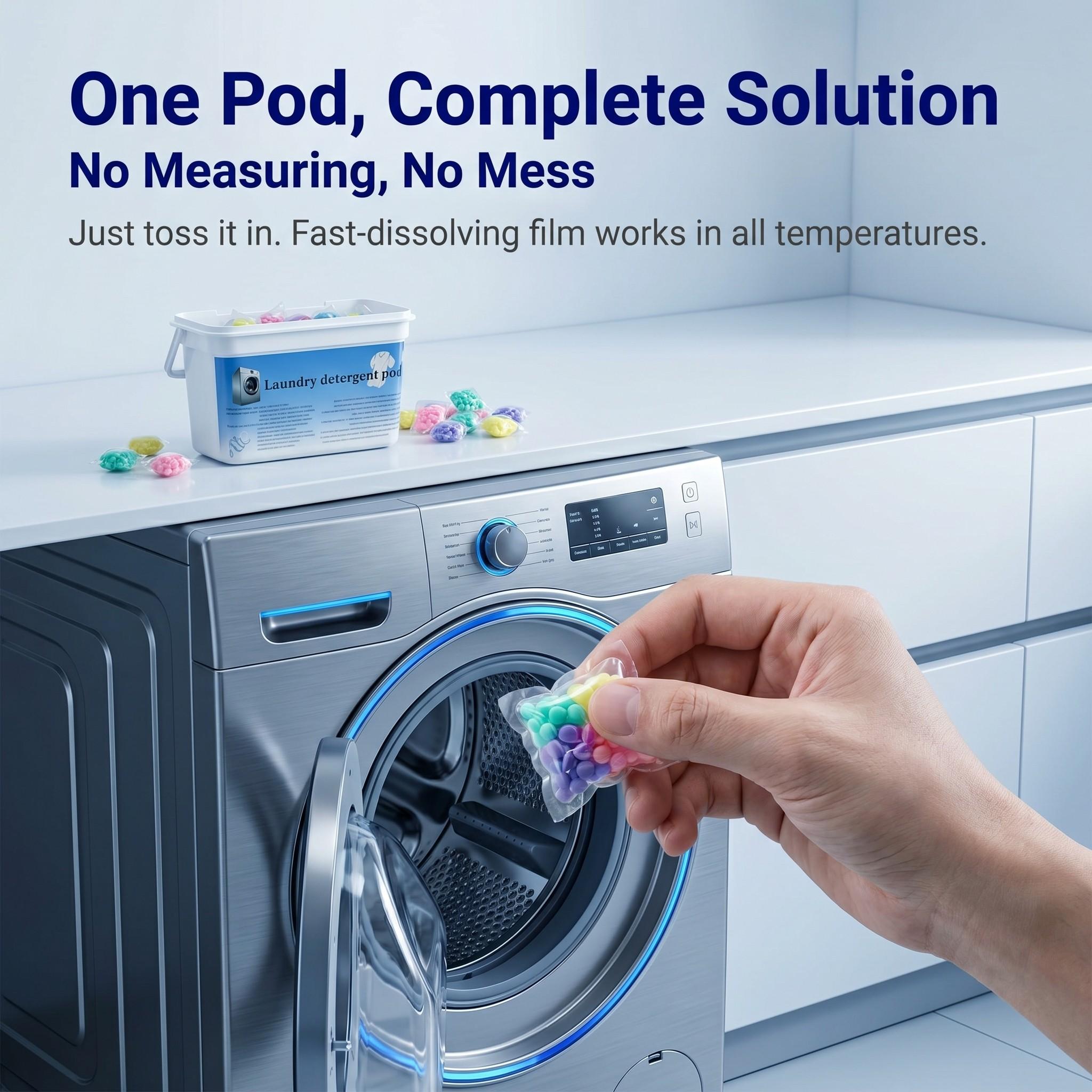 Long-Lasting Scent Beads, 30 Pieces Per Bag, 72-Hour Freshness, Quick Dissolve in Cold Water, Universal Use for Clothes and Bedding, Laundry Accessories