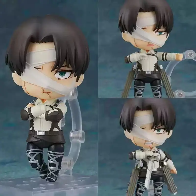 Attack on Titan Animation Comic Peripheral Toy Eren Mikasa Levi Hange Reiner Anime Action Movable Model Figures Collection NTR