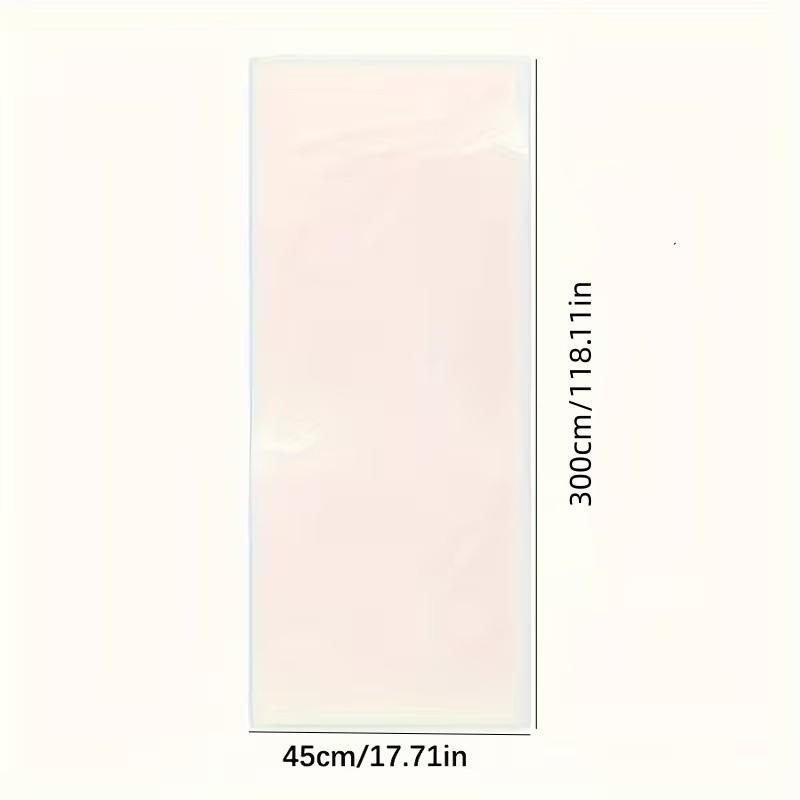 Invisible Kitchen Oil-Proof Film Roll, High Temperature Resistant, Static Cling Plastic Protector, Clear Grease & Dirt Barrier