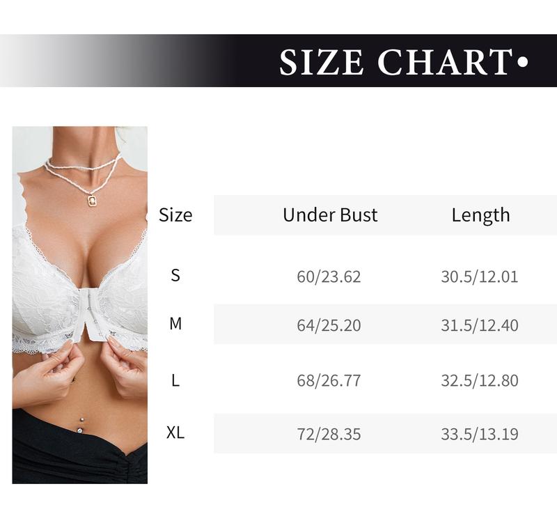 2 Pack Women’s Front Closure Lace Bras,Comfortable  Seamless Soft full coverage Womenswear Bridal bras women minimizer bra