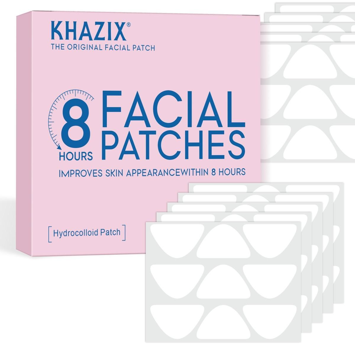 KHAZIX 90/180pcs Multi-Color Triangle Gentle Care Facial Patches,  Single Item, No Alcohol or Aerosol, Made in China