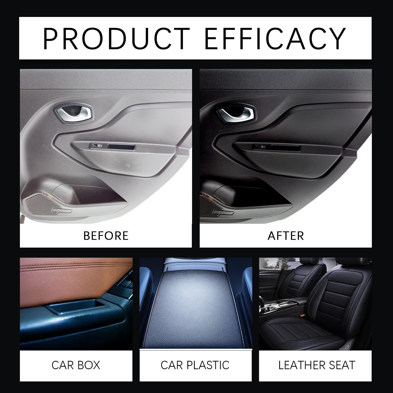 Car Interior Polish Agent, Glossy Shine Cleaning Maintenance, Anti-Dirty Polish, Enhances Appearance, Ideal for Car Care