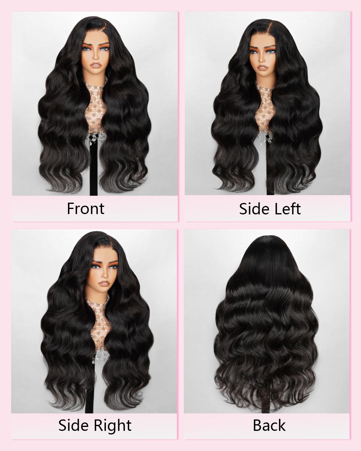 [26 Inch Only $127] STERLY 200% Density 13x6 Full Lace Frontal Body Wave Wig 7x6 Glueless Wigs Ready to Wear Beginner Friendly Wig Pre Plucked Pre Cut Smooth HD Transparent Lace Front Wig