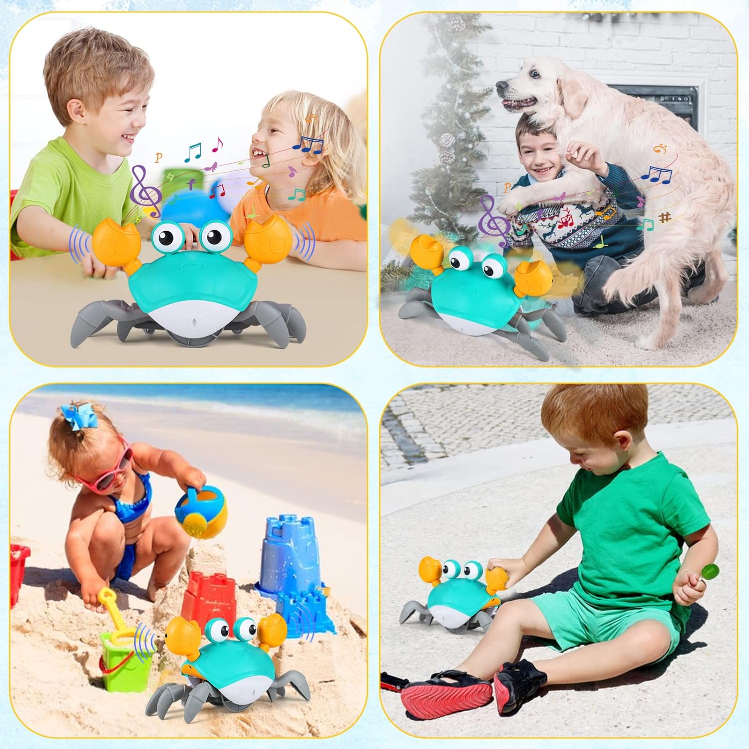 Electric Crawling Crab Design Toy, Automatic Avoidance Walking Sensory Toy with Music & Light, Interactive Musical Toy, Fidget Toys, Birthday Gifts Electric Crawling Crab Design Toy, Automatic Avoidance Walking Sensory Toy with Music & Light, Interactive Musical Toy, Fidget Toys, Birthday Gifts