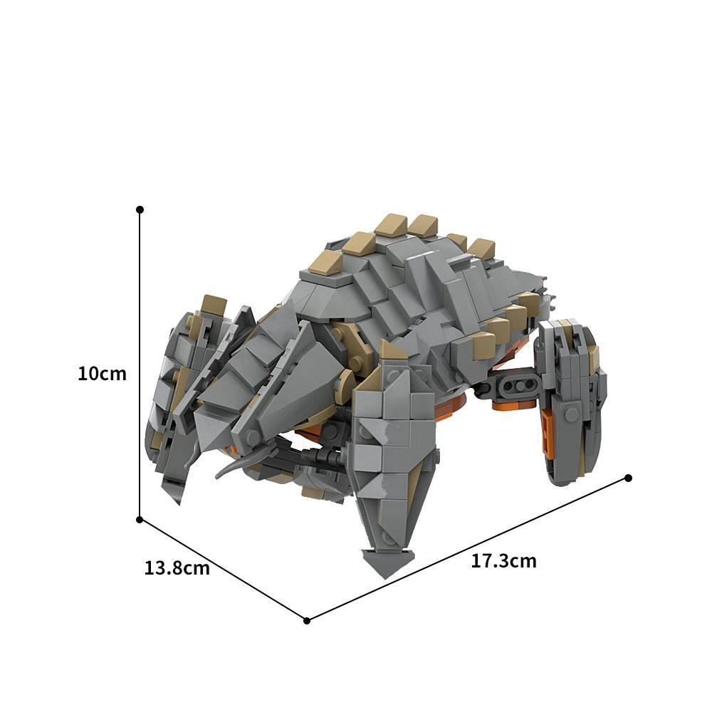 Gobricks MOC Helldivers 2 Super Destroyer Bricks Model EX Emancipator Exosuit Building Blocks Pelican-1 Shuttle DIY Assemble Toy