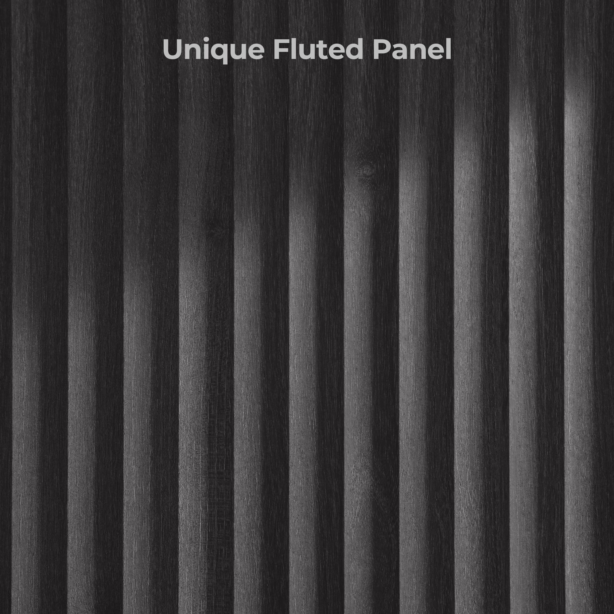 SICOTAS Buffet Cabinet with Storage Accent Sideboard 15.6" x 30.9" x 34.1" Size Modern Credenza with Doors & Shelves Fluted Media Console Mid Century Coffee Bar Table for Living Room Kitchen Dining Room Hallway, Durable