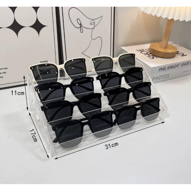 Glasses Ladder Display Stand Sunglasses Myopia Sunglasses Storage and Storage Shelves Layered Sorting Display Stand Display Rack Display Shelf