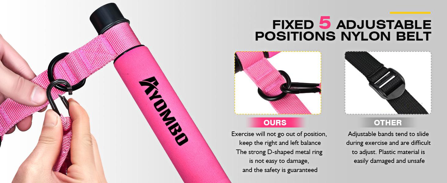 Pilates Bar Kit with Resistance Bands,3-Section Pilates Bar with Stackable Bands Workout Equipment for Legs,Hip,Waist and Arm,Exercise Fitness Equipment for Women & Men Home Gym Yoga Pilates,Best Valentine's Day Gifts for Women，TikTokShopBlackFriday Sprin