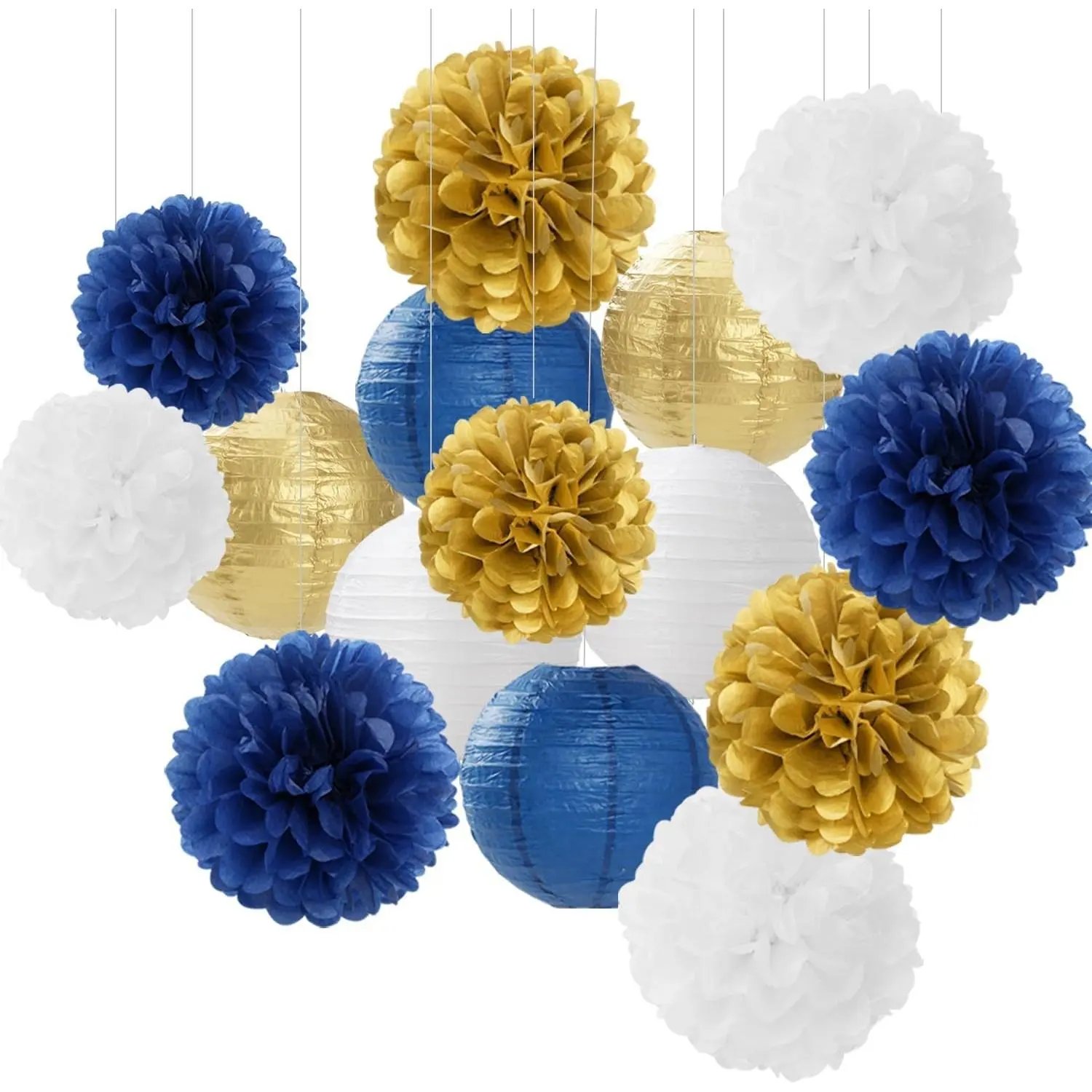 Blue White Gold