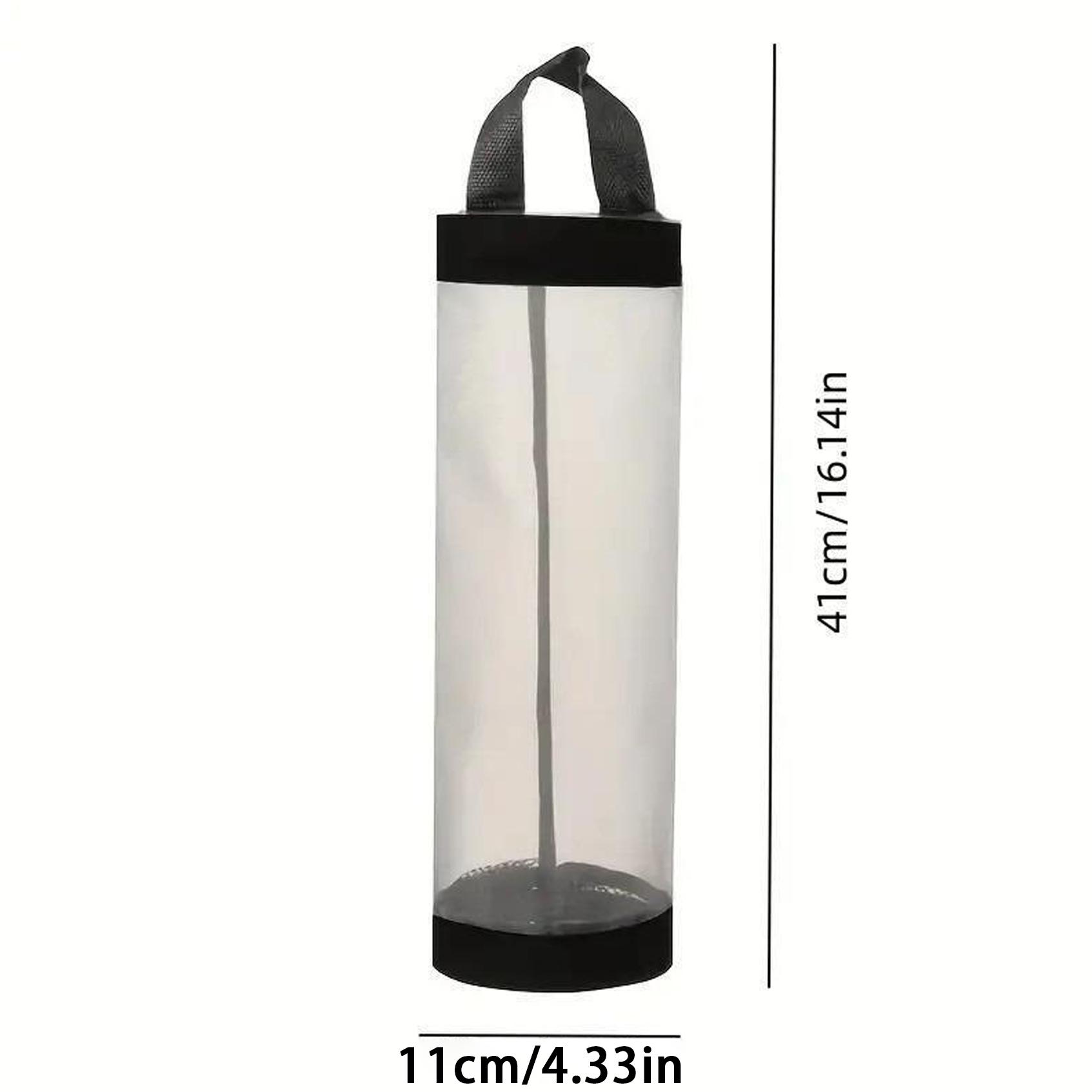 Random Color Mesh Hanging Plastic Bag Holder, 2 Counts Trash Bag Organizer, Mesh Hanging Storage Dispenser, Kitchen Organizer, Kitchen Utensils & Gadgets, Household Items