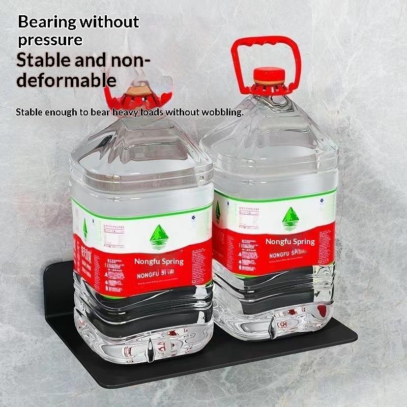 3PCS Punch-Free Wall Shelf, Wall Mounted Stand for Projector, WiFi Router and TV Set-Top Box, Space-Saving Storage Organizer for Living Room, No Drill Installation, Sturdy Floating Shelf for Home Media Devices and Daily Accessories