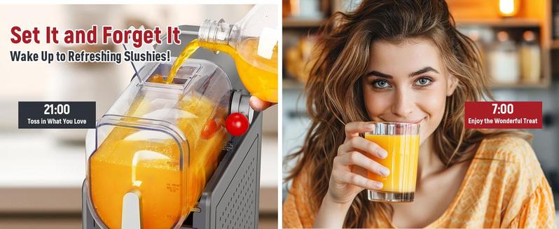 [New Year Gift] WizAura Slushie Machine – Best Party Gift, 54oz No Ice Needed, 6 Preset All-in-One Frozen Drink Maker w/ Auto-Clean & Temp Display | Perfect for Margaritas, Smoothies, Ice Cream, Milkshakes