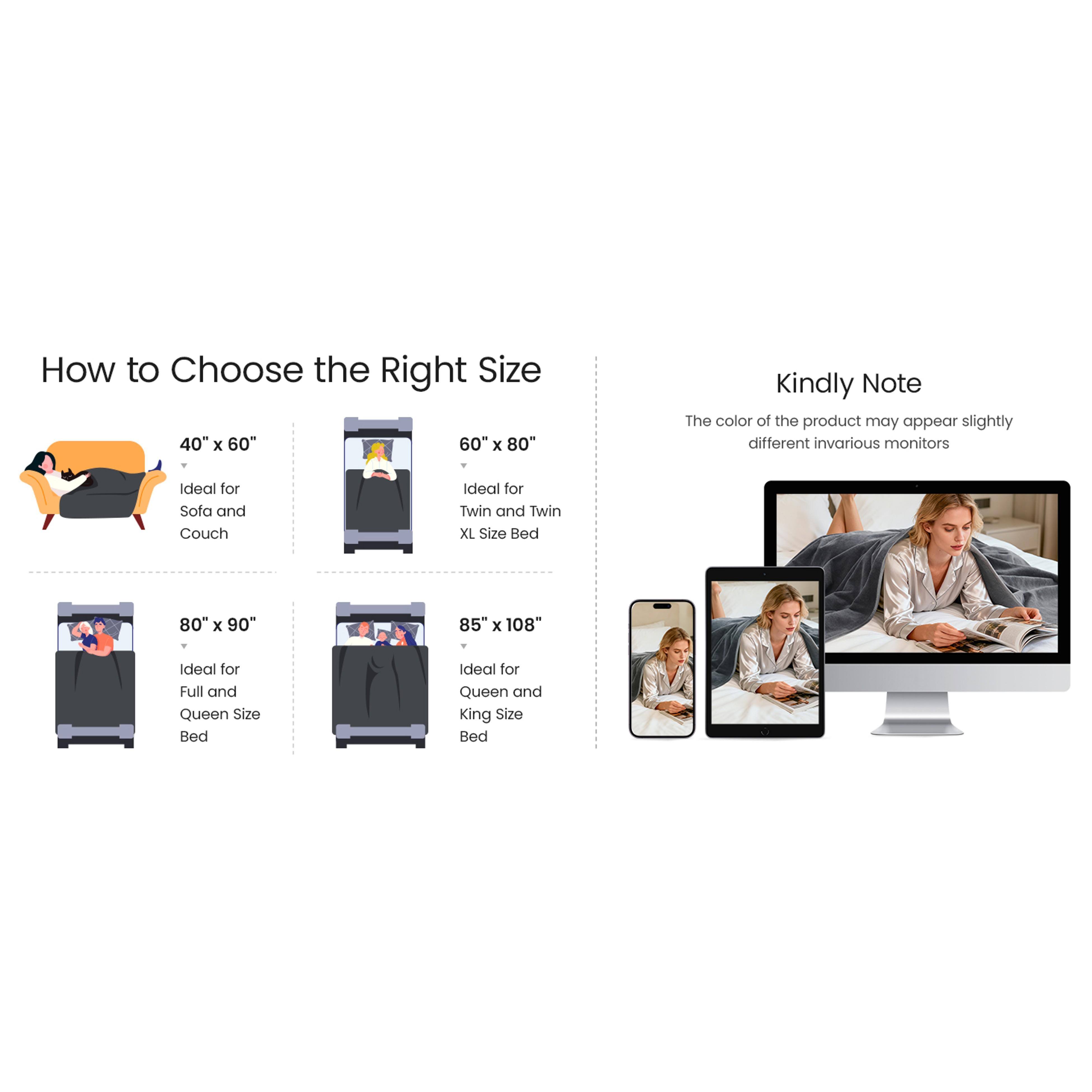 Waterproof Throw Blanket for Couch: Reversible Leakproof Couch Blanket 40" x 60", Soft Flannel & Coral Fleece Bed Blanket Stain-Proof for Sofa Cover, Pet Accidents, Travel, Grey Waterproof Throw Blanket for Couch: Reversible Leakproof Couch Blanket 40" x 60", Soft Flannel & Coral Fleece Bed Blanket Stain-Proof for Sofa Cover, Pet Accidents, Travel, Grey
