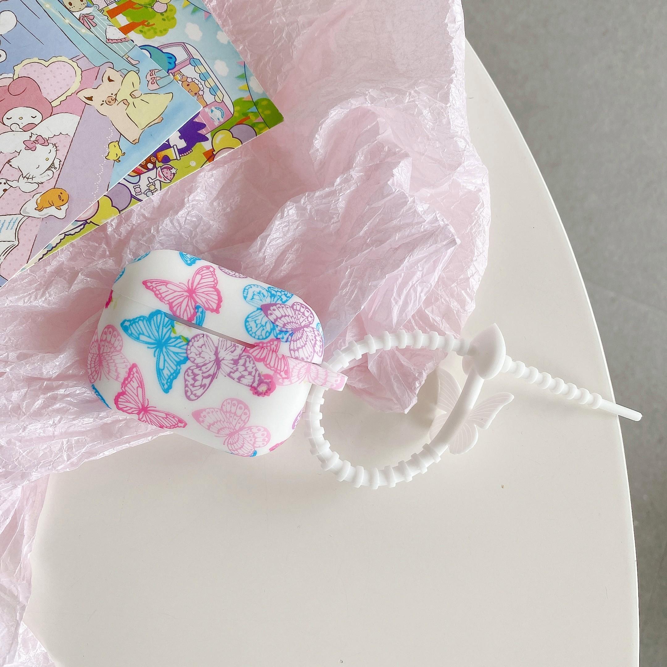 Irregular Butterfly Flowers for Apple Airpods Pro 2 Earphone Case Protector Silicone Wireless Earphone for Airpods 1 2 3 Cases