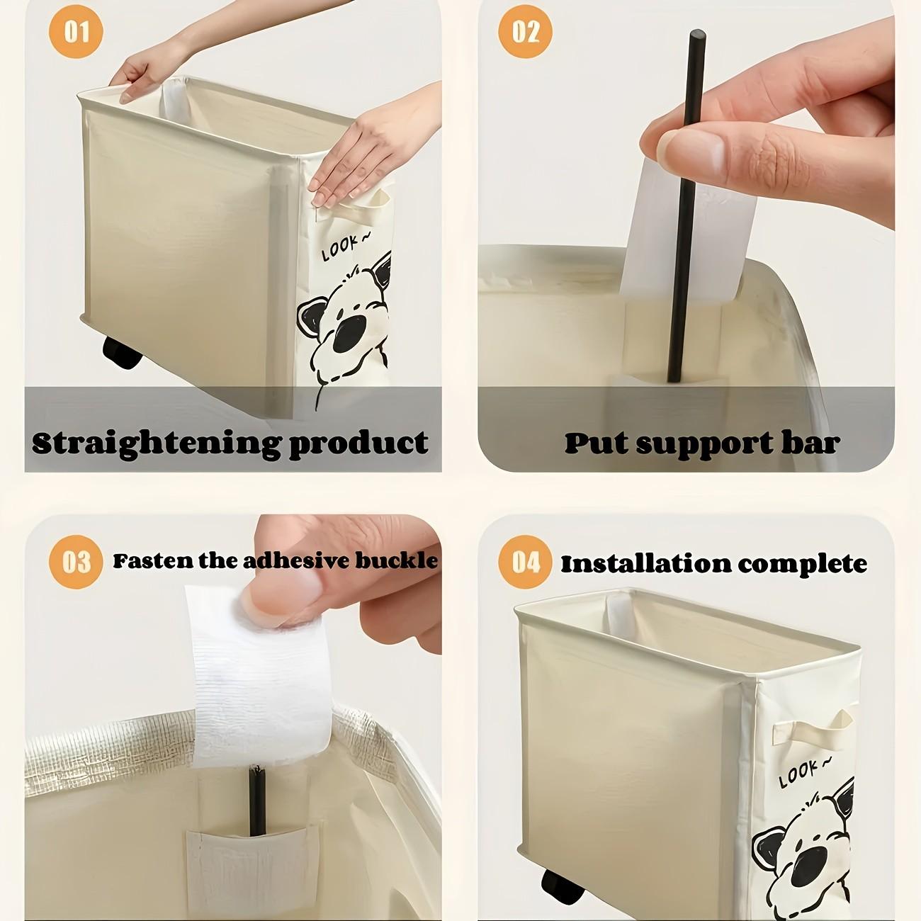 Under Desk Rolling Storage Cart, Mobile Office Organizer, Wheeled Push Cart, Under Desk Shelf, Space-Saving Storage Basket
