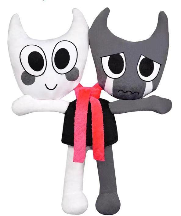 Dandy's World Plush Cute Dandy World Scrap Stuffed Horror Game Goob Pebble Plushie Soft Pillow Doll Children Gifts Doll