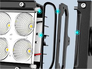 Nilight 52Inch 300W Spot Flood Combo Led Light Bar Off Road 12V On/Off 5 Pin Rocker Switch Power 14AWG Wiring Harness Kit-1 Lead for Trucks rocker switch Car Accessories Vehicle Automotive  dealsforyoudays