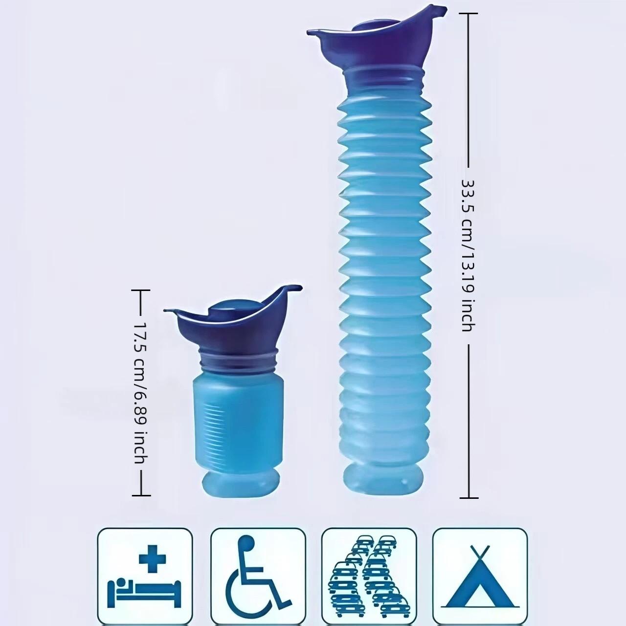 Men's Standing Outdoor Urination Kit, Portable Reusable Leak-Proof Toilet, Includes Diaper Bucket, Model 001, Pe Material