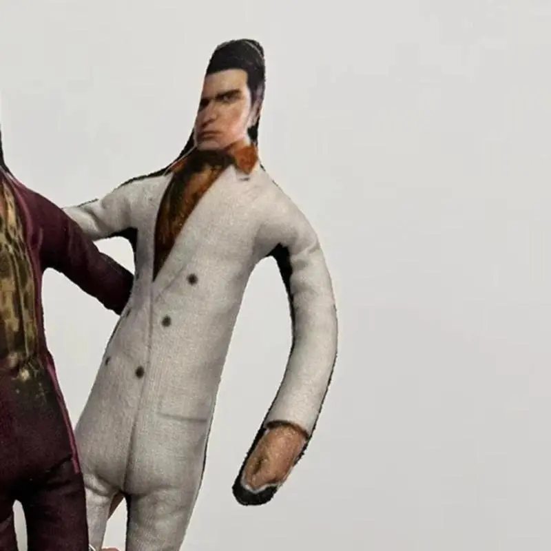 Game Yakuza Kiryu Kazuma Cosplay Plush Cotton Stuffed Dolls Mascot Slender Twistable Shape Abstract Model Room Decoration Props