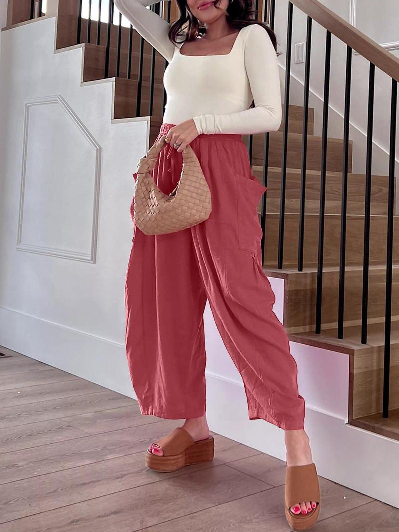 Women‘s Wide Leg Pants Casual Loose Beach Palazzo Harem Pants with Pockets Boho Style Summer Modest Clothing Trouser 2025 Trendy Outfit Plus Size Outdoorfun dealsforyoudays Women‘s Wide Leg Pants Casual Loose Beach Palazzo Harem Pants with Pockets Boho Style Summer Modest Clothing Trouser 2025 Trendy Outfit Plus Size Outdoorfun dealsforyoudays