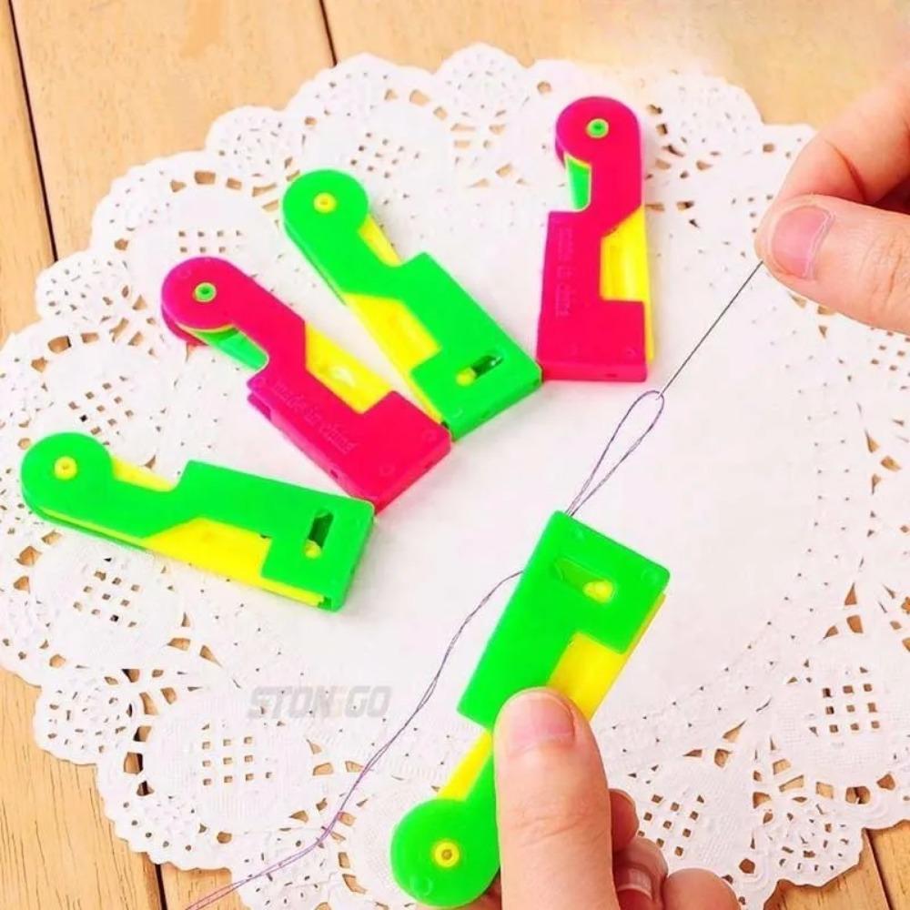 Automatic Sewing Machine Threader - Quick & Effortless Needle Threading Tool, Anti-Slip Guide for Easy Use, Reusable Threading Aid Compatible with Various Sewing Machine Models, Sewing Tools