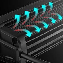 Nilight 5.3Inch Single Row LED Light Bar 2PCS 15W 1680LM Anti-Glare Spot DRL Offroad Slim Driving Light Bar IP68 w/ 16AWG DT Wiring Kit for Pickup Truck SUV ATV UTV Boat 4x4 Jeep Off Road Vehicle Lightbar