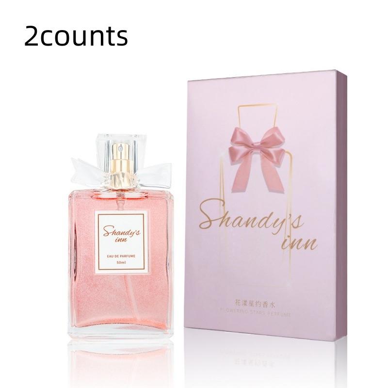 50ML Women's Perfume, Long-Lasting Fresh Rose Scent, Elegant Ladies' Fragrance Gift, Trendy Party and Daily Use, Portable and Happy Mood, Floral Scents Perfume