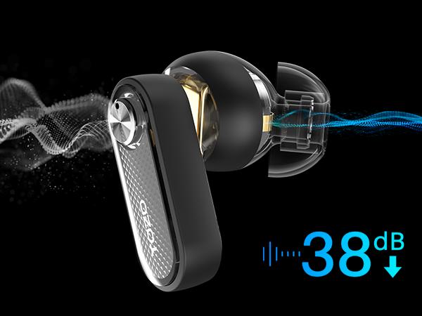 TOZO-Crystal Pods Hybrid Active Noise Cancelling Wireless Earbuds, Dual Mics ENC AI Clear Calls, Bluetooth 5.4 in Ear Headphones, 35H Long Playtime, IPX5 Waterproof Headset Black Charging Audio Electronic Connection Custom Stereo Chargeable TOZO-Crystal Pods Hybrid Active Noise Cancelling Wireless Earbuds, Dual Mics ENC AI Clear Calls, Bluetooth 5.4 in Ear Headphones, 35H Long Playtime, IPX5 Waterproof Headset Black Charging Audio Electronic Connection Custom Stereo Chargeable