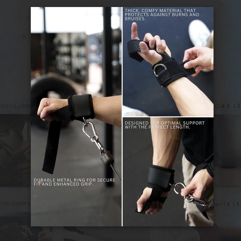 Sports Assistance Band, Fitness Weightlifting Grip Strap, Pull-Up Dumbbell Non-Slip Wear-Resistant, Hard Pull Training Resistance Wristband